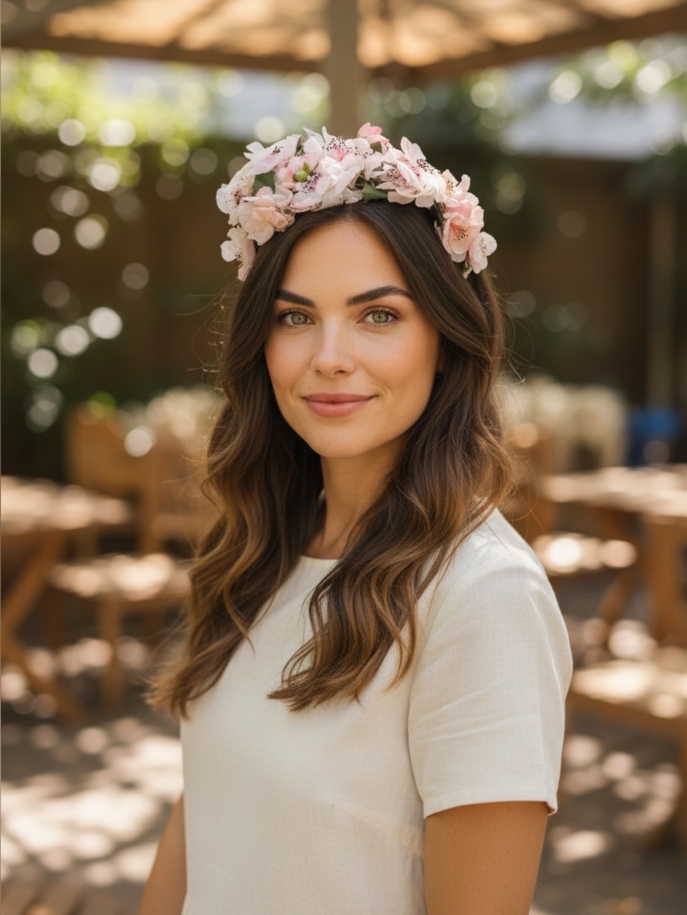 Amy New York for R.H. Stearns Co Pink Flower Fascinator Headband